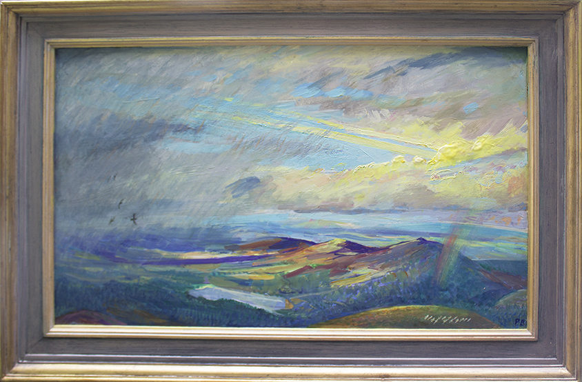 ‘STORM OVER AVIEMORE FROM THE SUMMIT OF THE CAIRNGORM‘